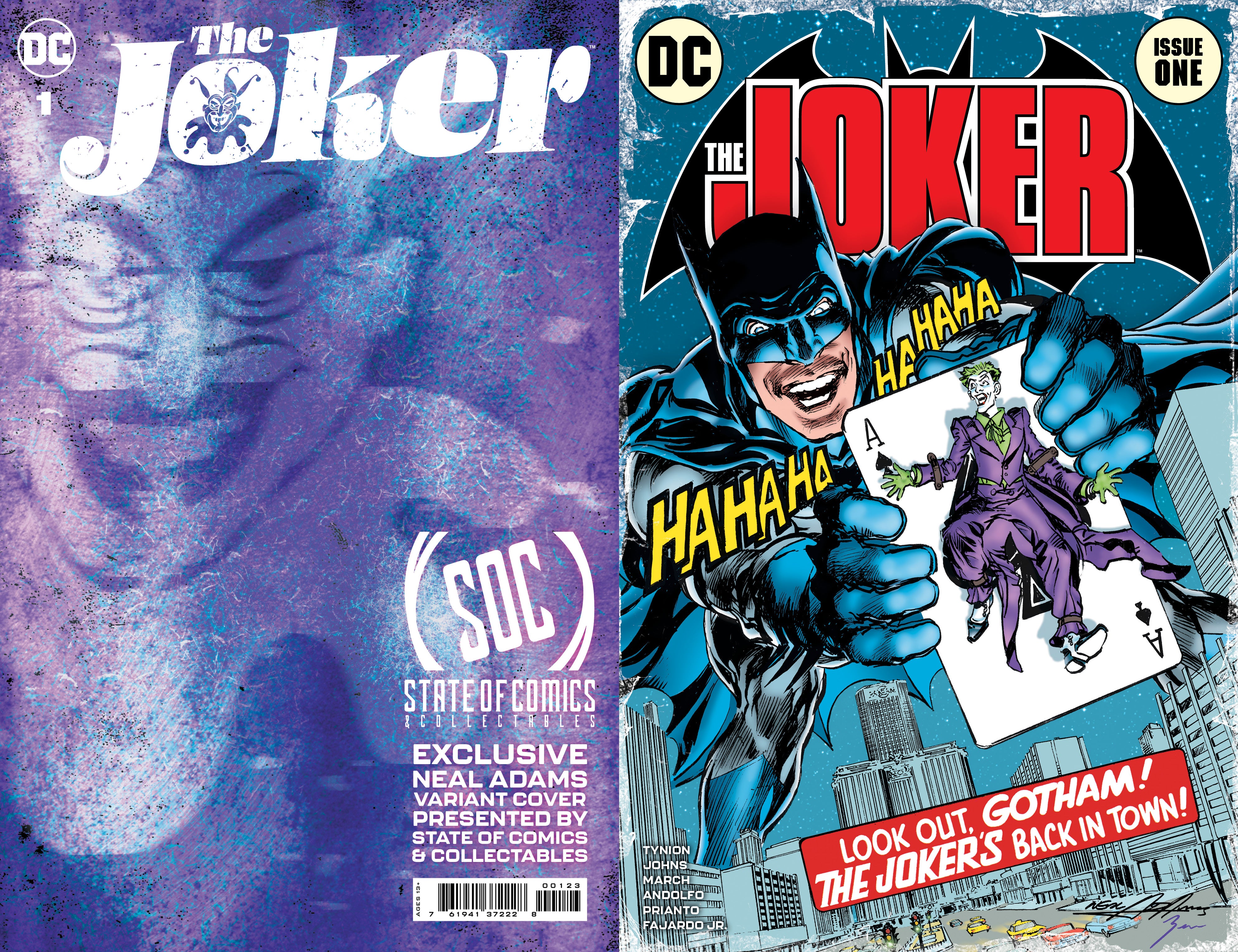 Joker #1 Neal Adams Exclusive Cover – State of Comics