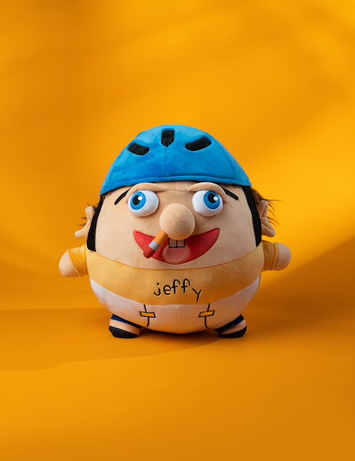 Realistic 60cm Jeffy Puppet Soft Luigi Plush For Family Fun Sml