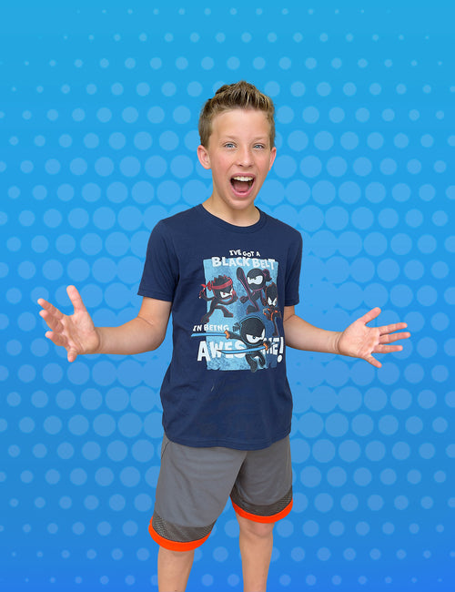 NINJA KIDZ TV Official Merch - Official Ninja Kidz Logo T-Shirt