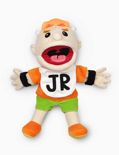 NEW Jeffy Hand Puppet Doll FEEBEE Chef Pee Pee Plush Doll Jackie Chu Puppet  Gift