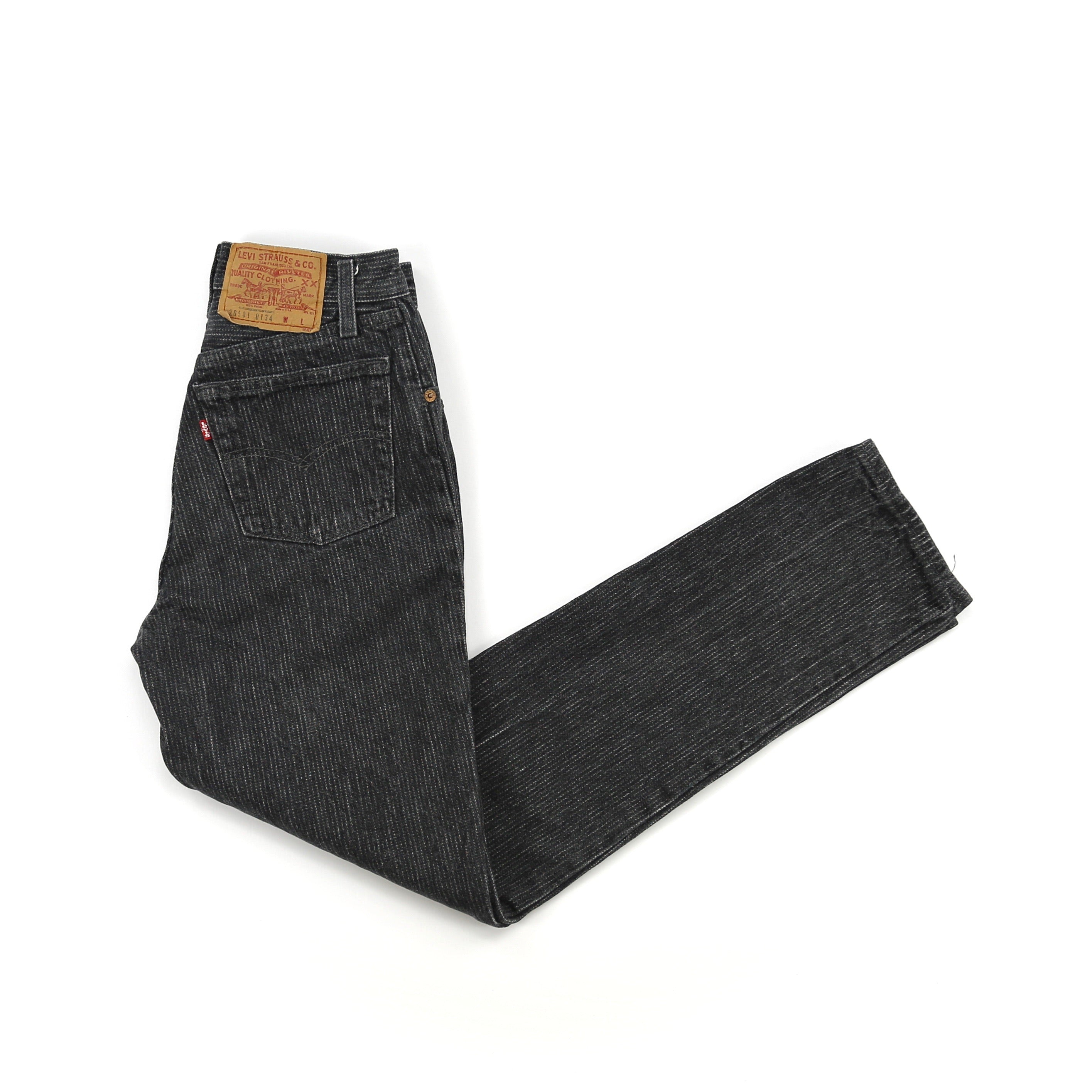 Vintage Levis 501 Black Striped Jeans – Denim For Days