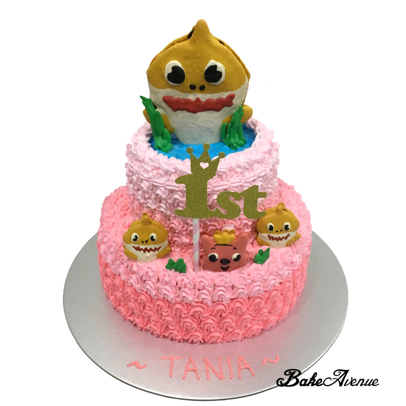 Baby Shark Pink Cake Cakes And Cookies Gallery