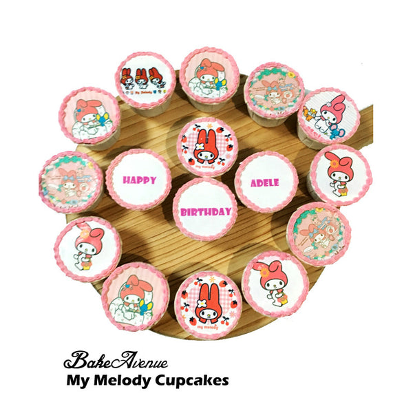My Melody icing image Cupcakes – BakeAvenue