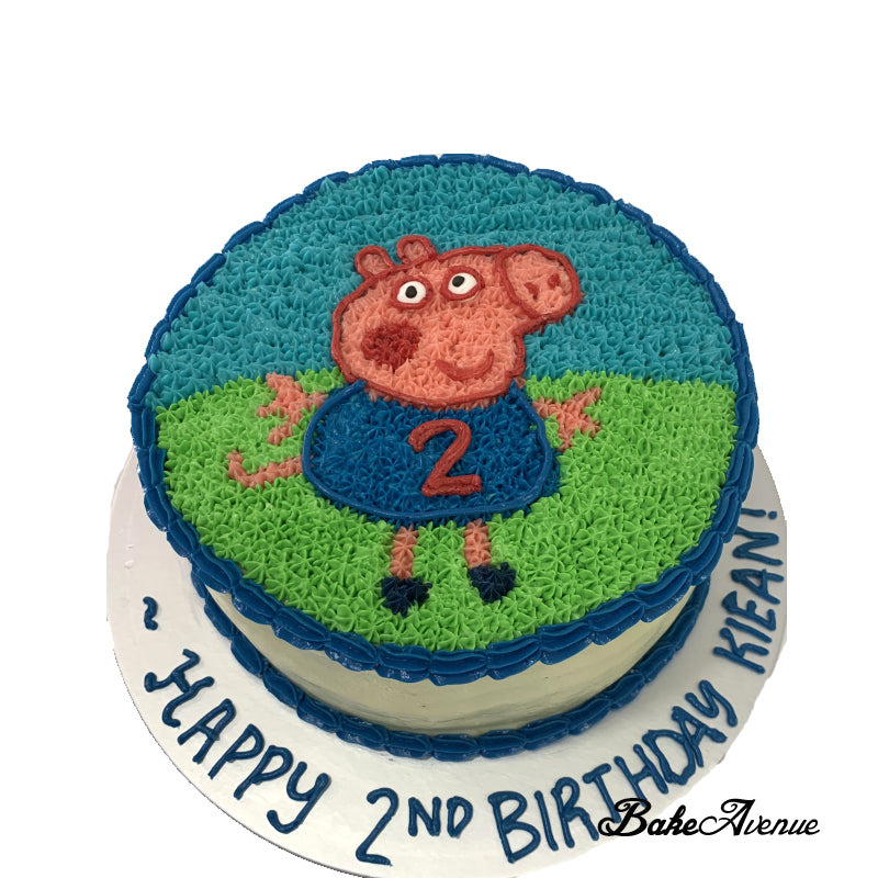 Peppa Pig George Buttercream Cake Bakeavenue