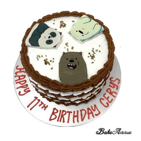 Customised Macarons, Cupcakes , Cakes, Pushpops , Cookies – Tagged "Theme-We Bare Bears" – BakeAvenue