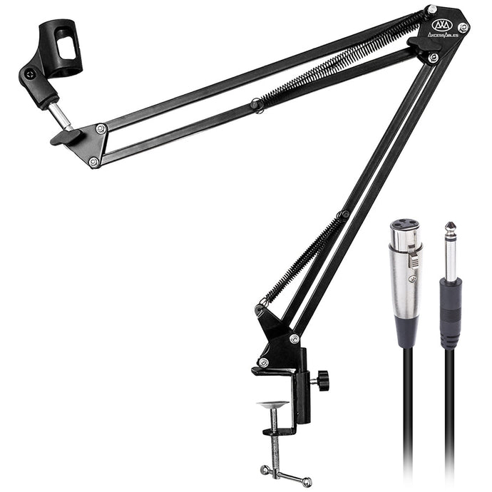 Axcessables Desktop Mount Microphone Swivel Boom Arm