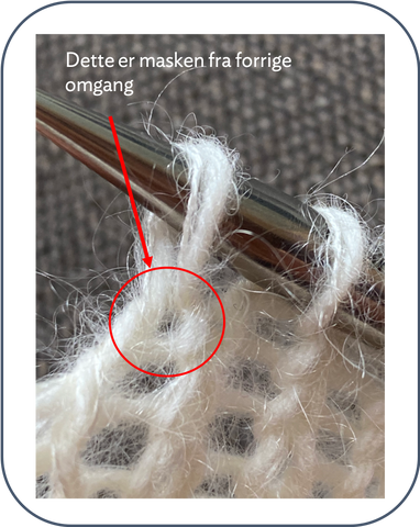 Sådan genkender du masken fra forrige omgang i dit strikketøj