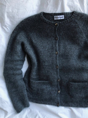 Copenhagen cardigan med lommer, fra PetiteKnit