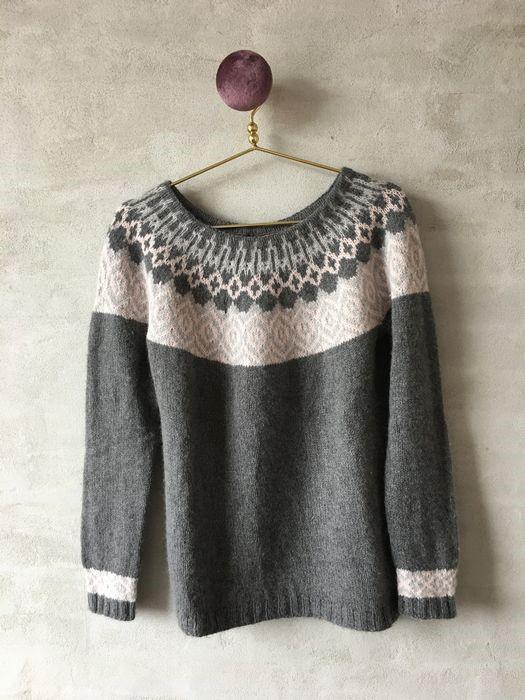 Billede af Björk sweater fra Ãnling, No 2 + silk mohair strikkekit