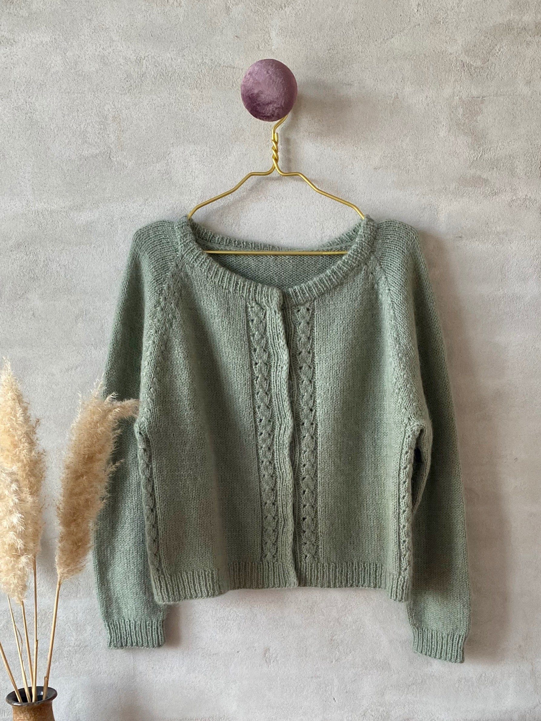 Billede af Hedvig cardigan fra Ãnling, No 16 + Silk mohair kit