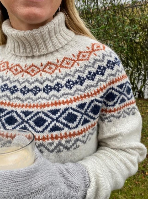 Foresee Dynamics Peru Sirid Færøsk Sweater fra Önling, No 2 strikkekit