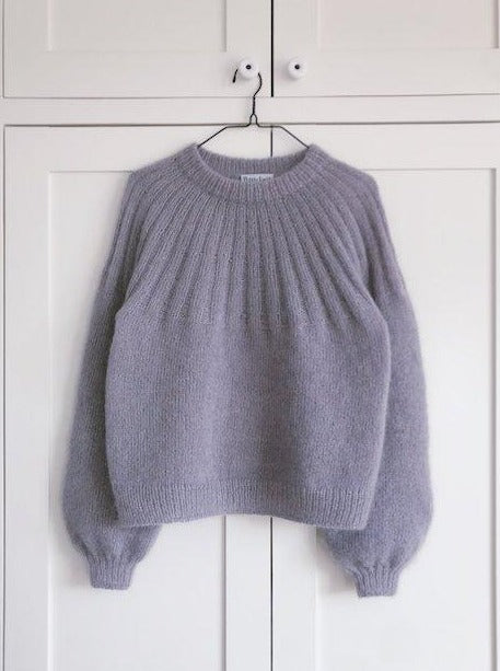 7: Sunday sweater mohair edition fra PetiteKnit, strikkeopskrift