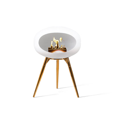 Cheminée bioéthanol - Ground Hight White Rose Gold - Le Feu – I.D DECO  MARSEILLE