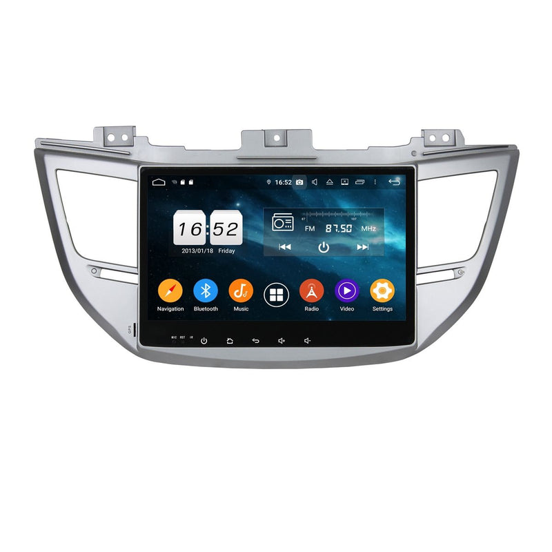 10.1 Inch Touchscreen Android 9.0 Car Radio GPS for Hyundai IX35/Tucson(2015-2018), DSP Auto Stereo Bluetooth 4G WIFI, 4GB RAM+32GB ROM - foyotech