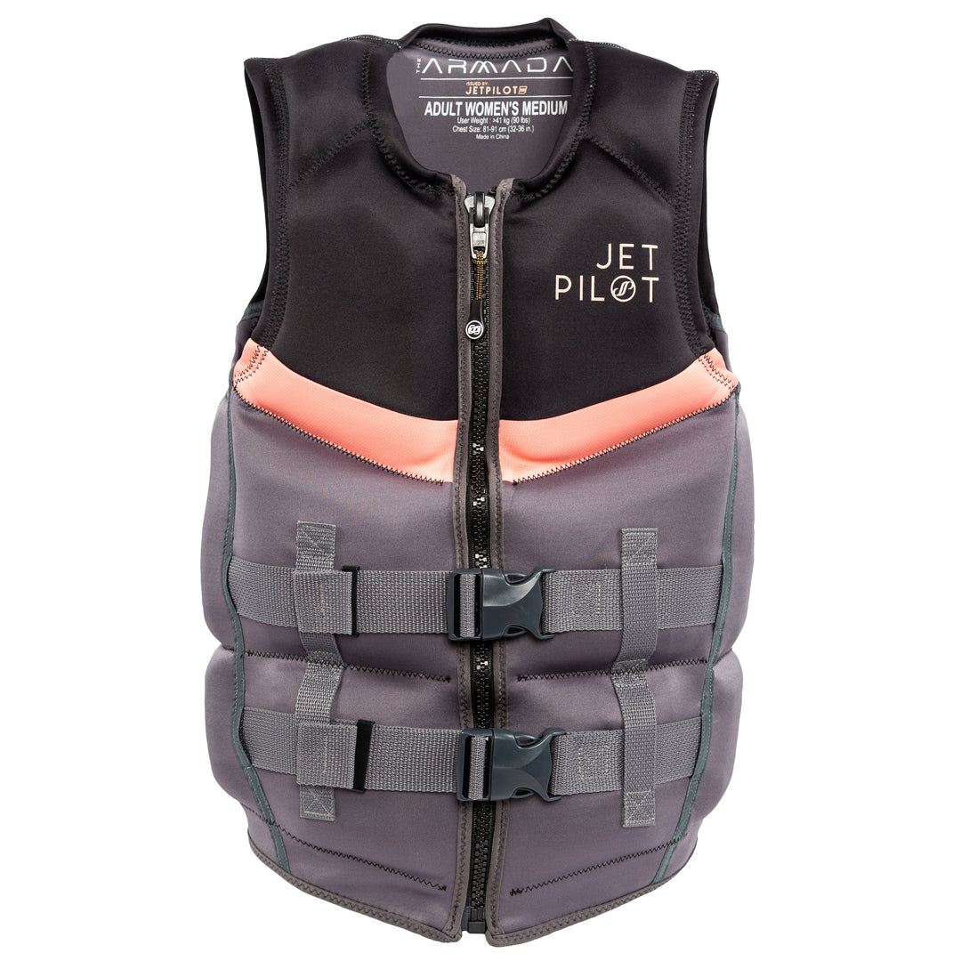 Jetpilot Women's Copy Cat Club Coast Guard Approved Wakeboarding Life Vest  – JETPILOT