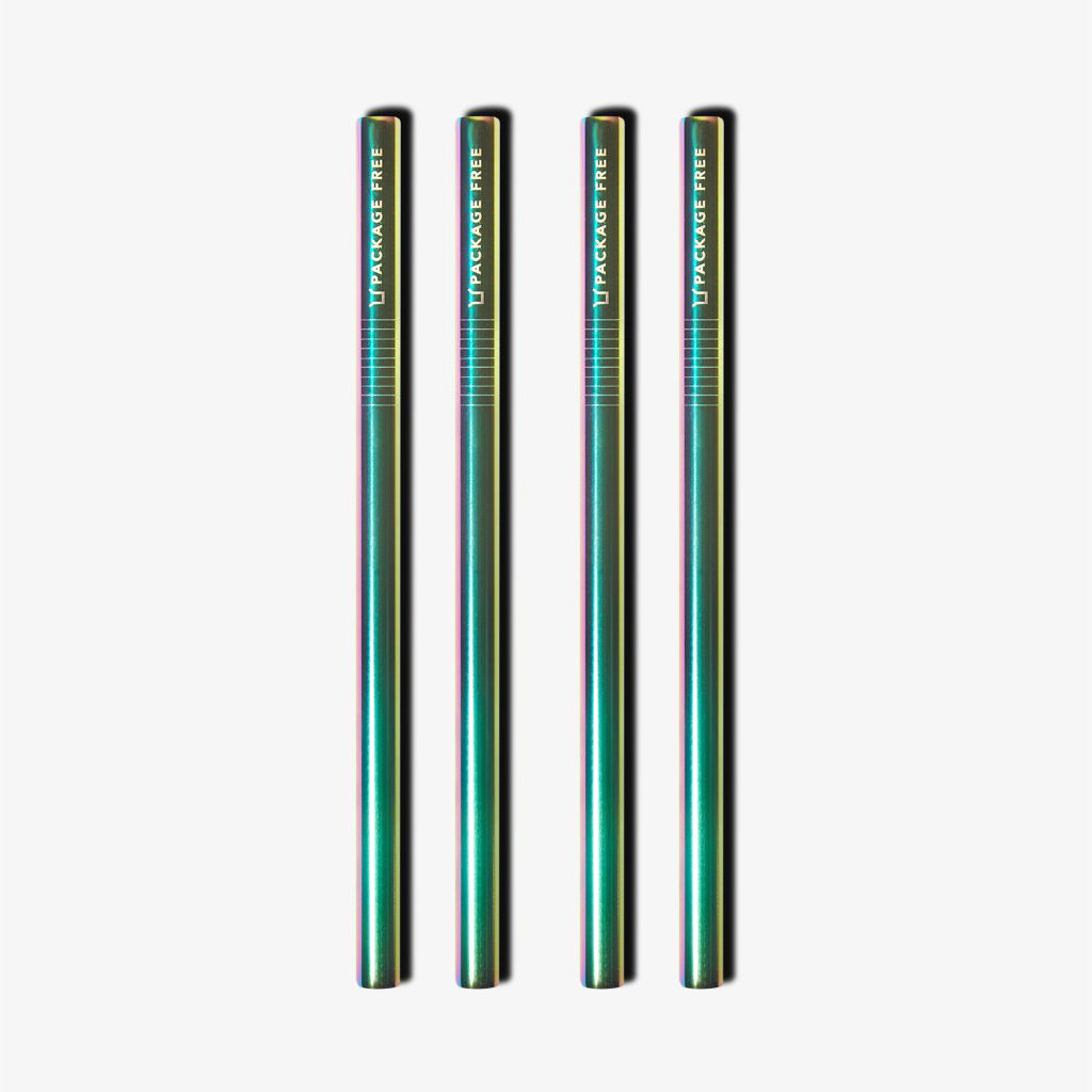 Stainless Steel Bubble Tea Straw | Rainbow