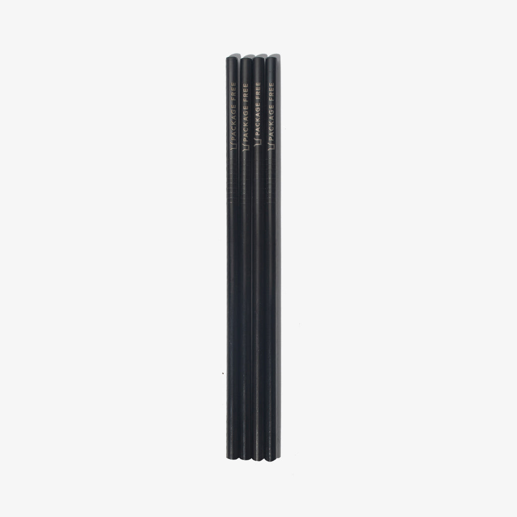 8.5 Bent Stainless Steel Straw (4 pack)