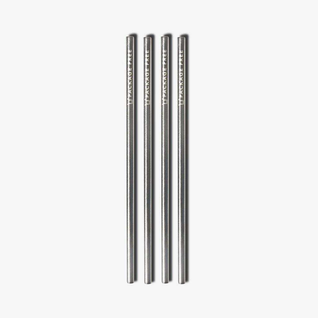 Stainless Steel Straw - Single - Package-Free - Eco Girl Shop