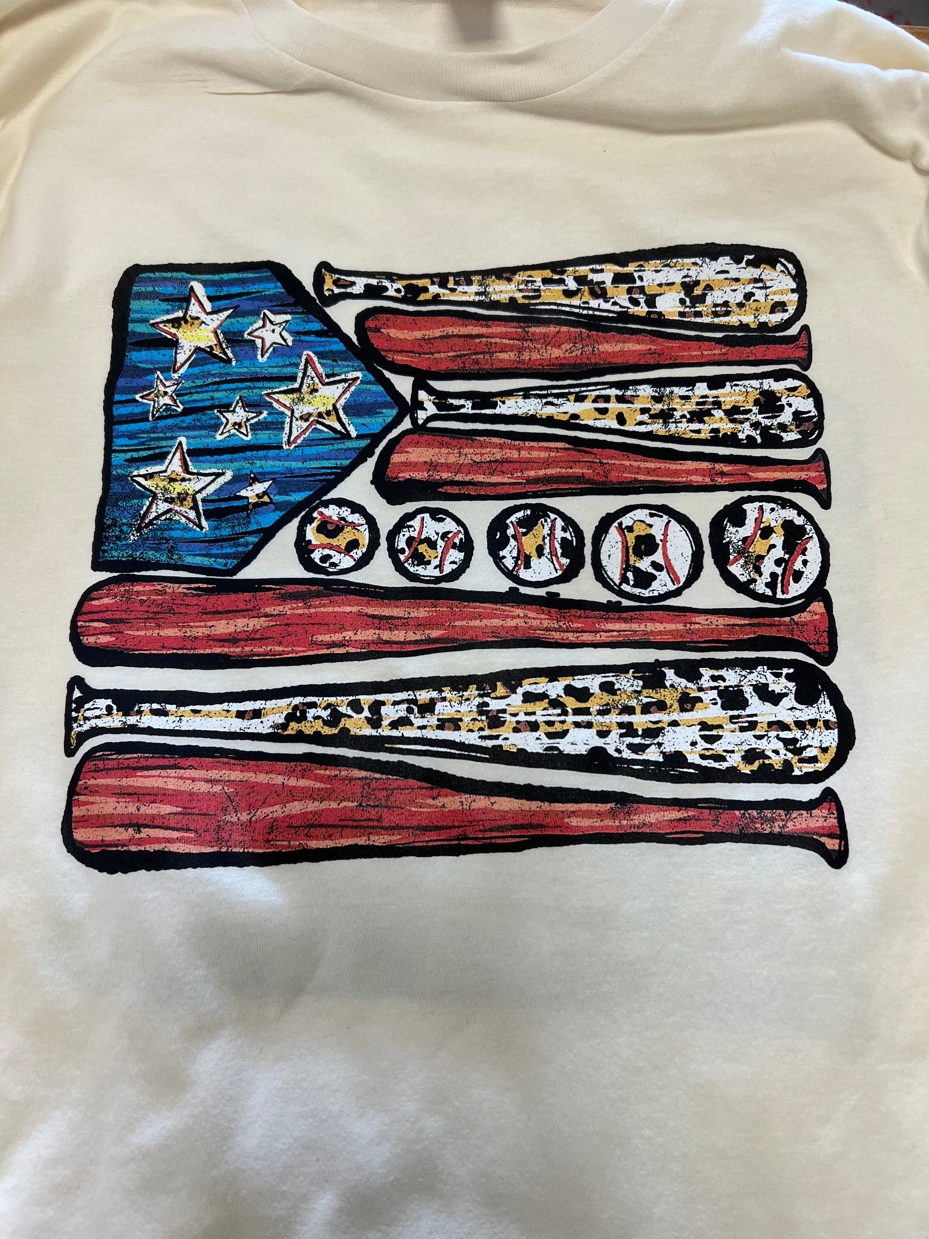 American baseball Tee