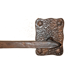 Cobre Railroad Spike Paper Towel Holder Under Cabinet Mount Right - High  Country Iron LLC