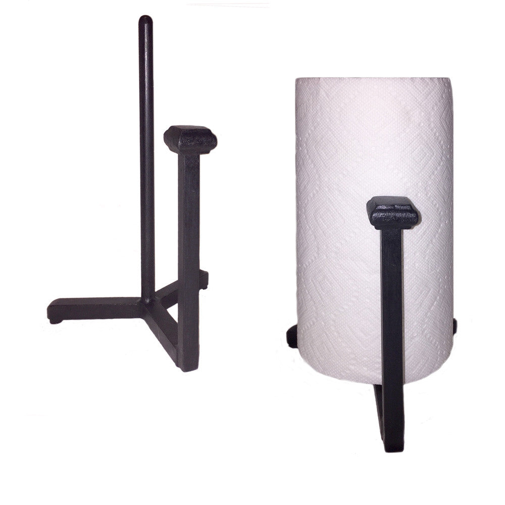 Adobe Wrought Iron Paper Towel Holder Countertop High Country