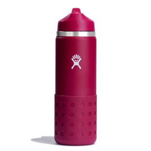 Hydro Flask 12 Oz Kids Wide Mouth Straw Lid & Boot - Peony