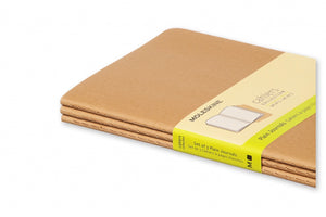 Moleskine Notebook Cahier Large Plain kraft brown