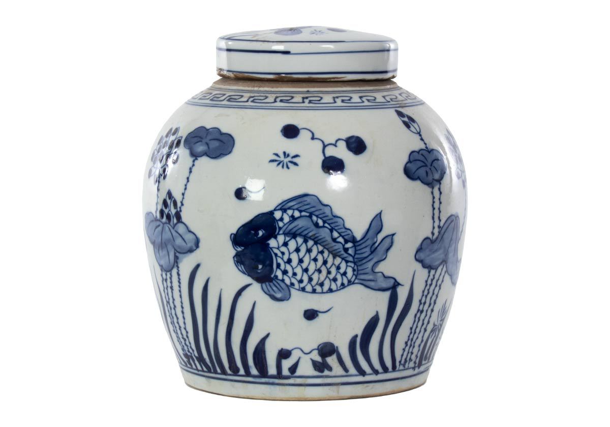 KOI TEMPLE JAR