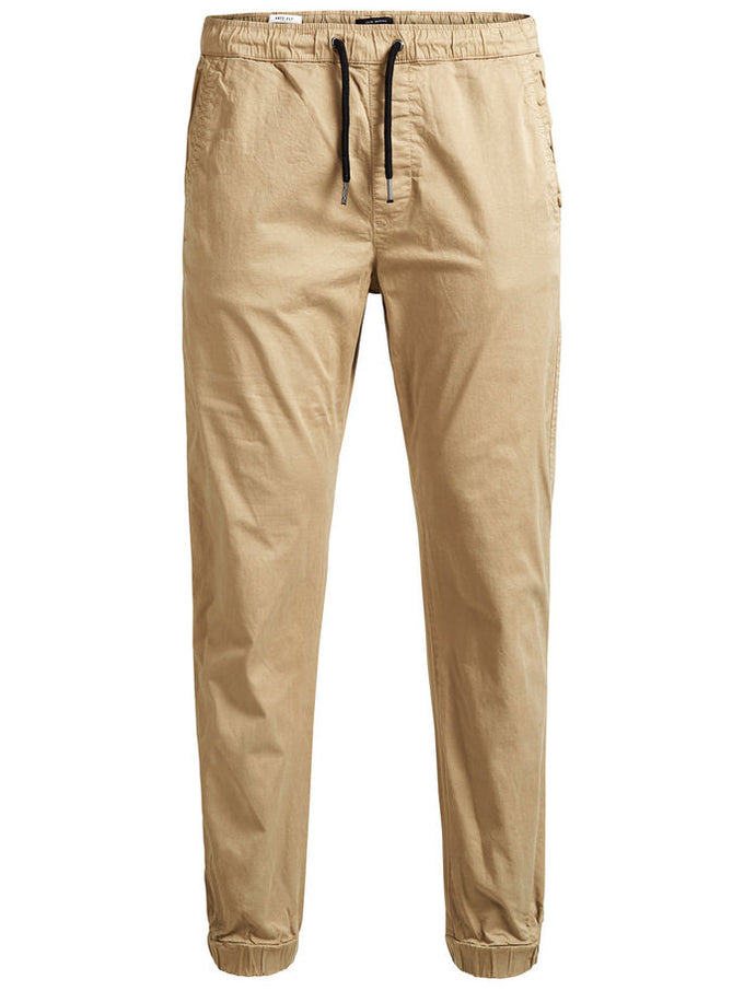 brown jogging pants