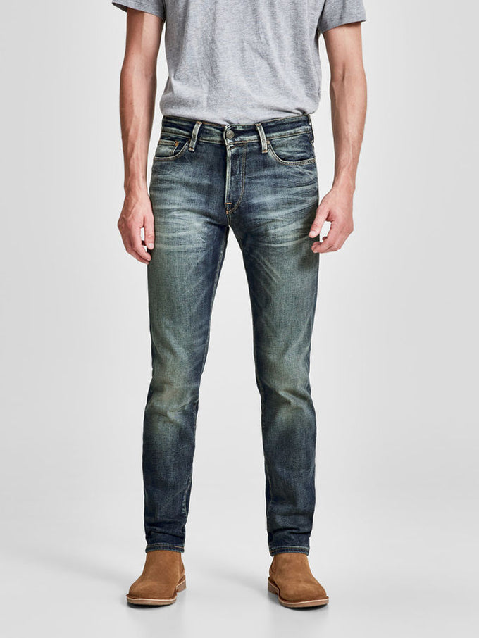 MIKE 785 COMFORT FIT JEANS WITH WORN-IN 