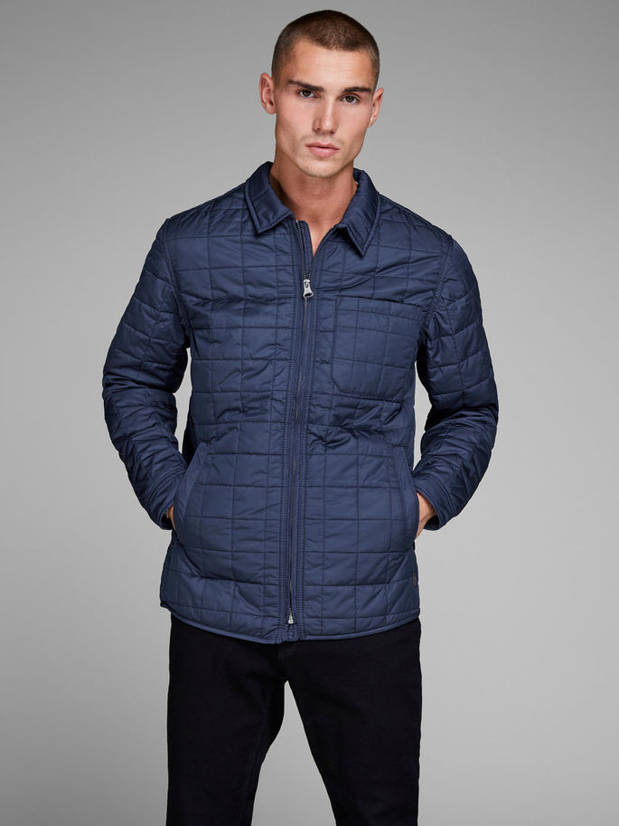 QUILTED PREMIUM JACKET | BLUE