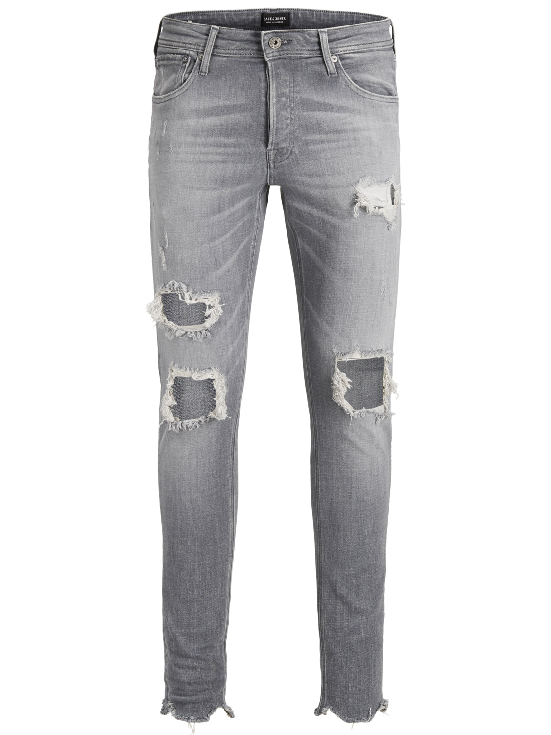 jack and jones black ripped jeans