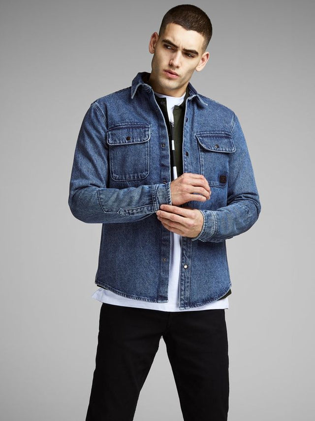 DENIM OVERSHIRT | BLUE