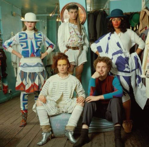 Vivienne Westwood in Savages Dress, c.1982