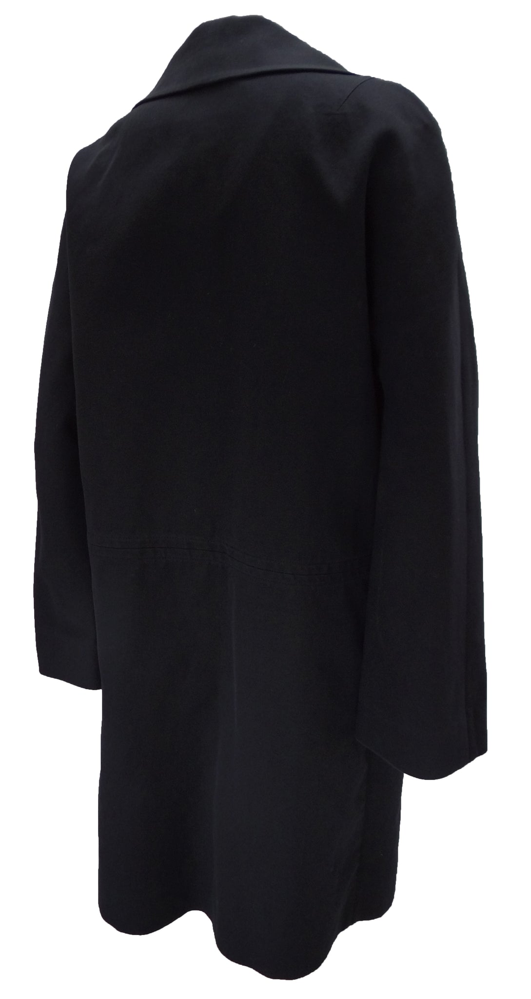 Nicole Farhi Black Linen Duster Coat, UK12 – Menage Modern Vintage