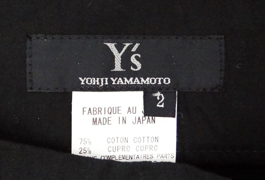 Yohji Yamamoto Y's Skirt with Chiffon Panel, UK10 – Menage Modern Vintage