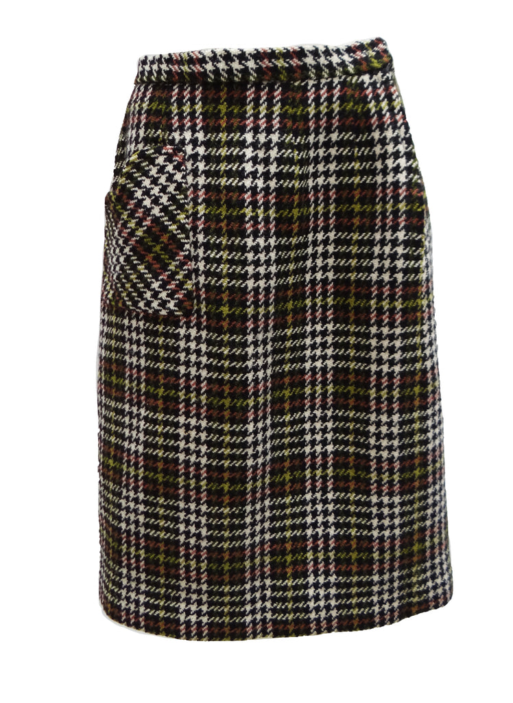 Vintage Tweed Skirt with Heart-Shaped pocket, UK10 – Menage Modern Vintage