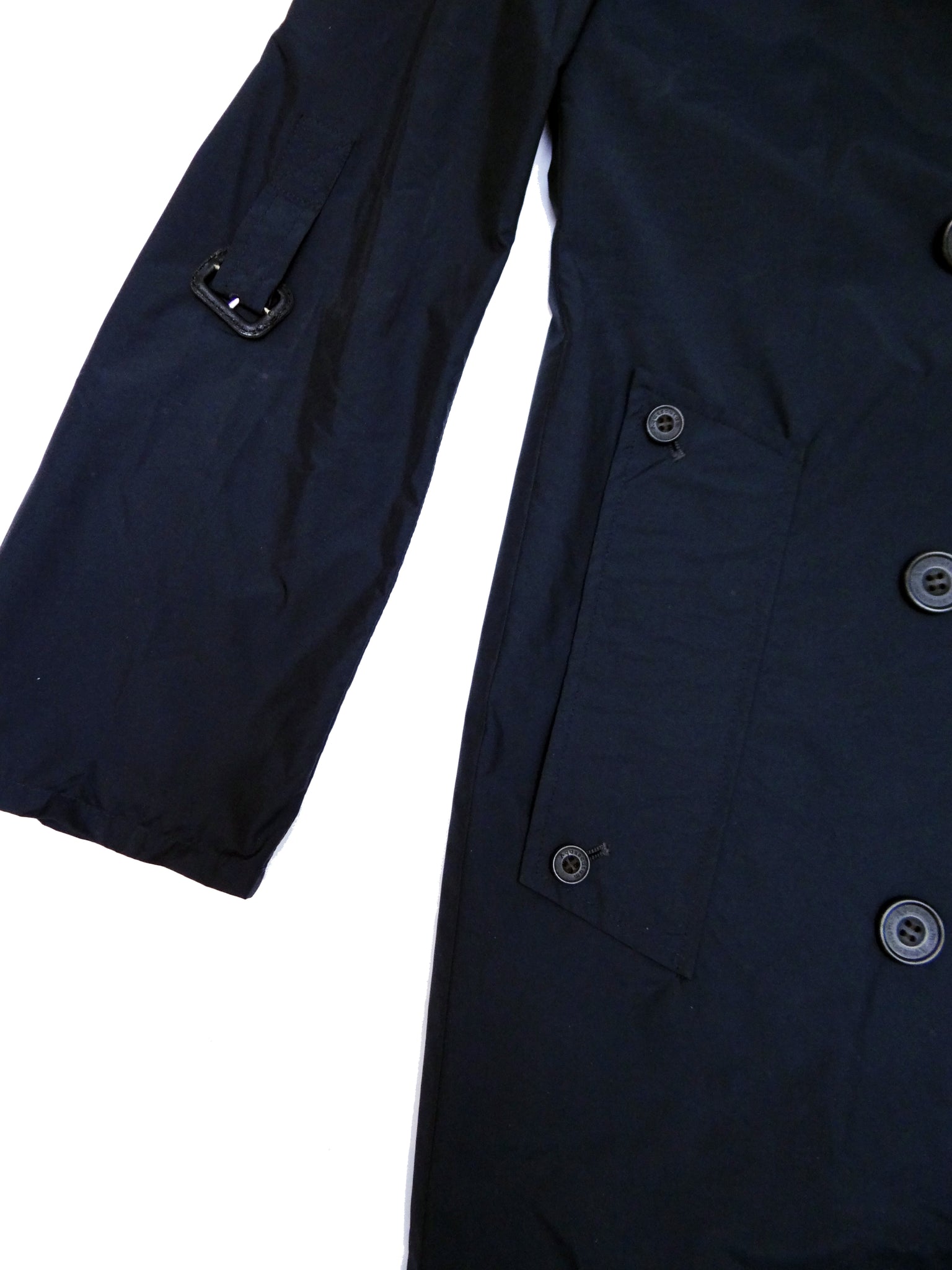 Aquascutum Classic Navy Rain Coat, UK8-10 – Menage Modern Vintage