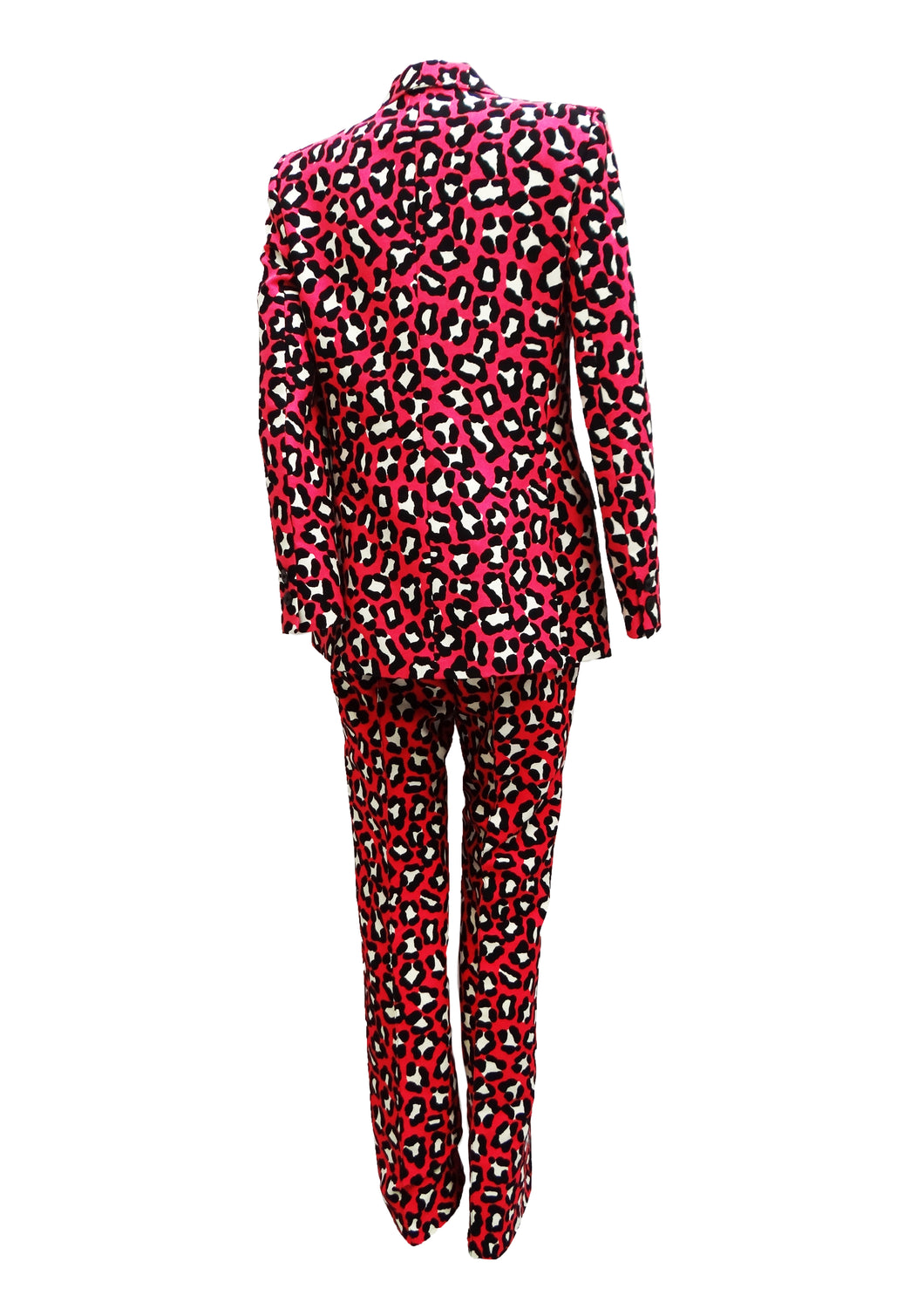 Bottega Veneta Leopard Print Trouser Suit in Hot Pink, UK10-12 – Menage ...