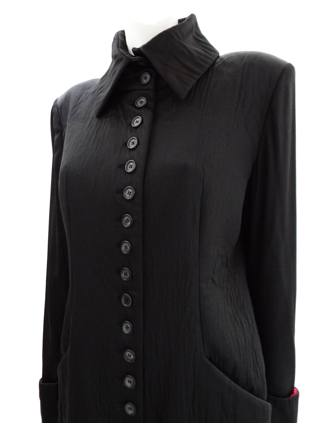 Vintage Alexander McQueen Coat with Highwayman Collar, UK12-14 – Menage ...