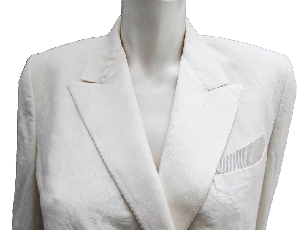 Lanvin Collection Blanche Double Breasted Tuxedo, UK12 – Menage Modern ...