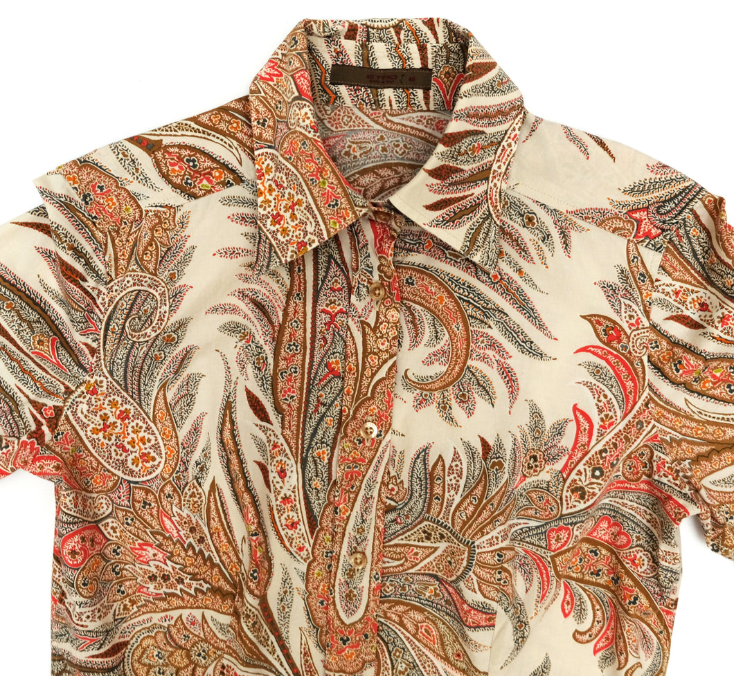 Etro Shirt with Paisley Print, UK8-10 – Menage Modern Vintage