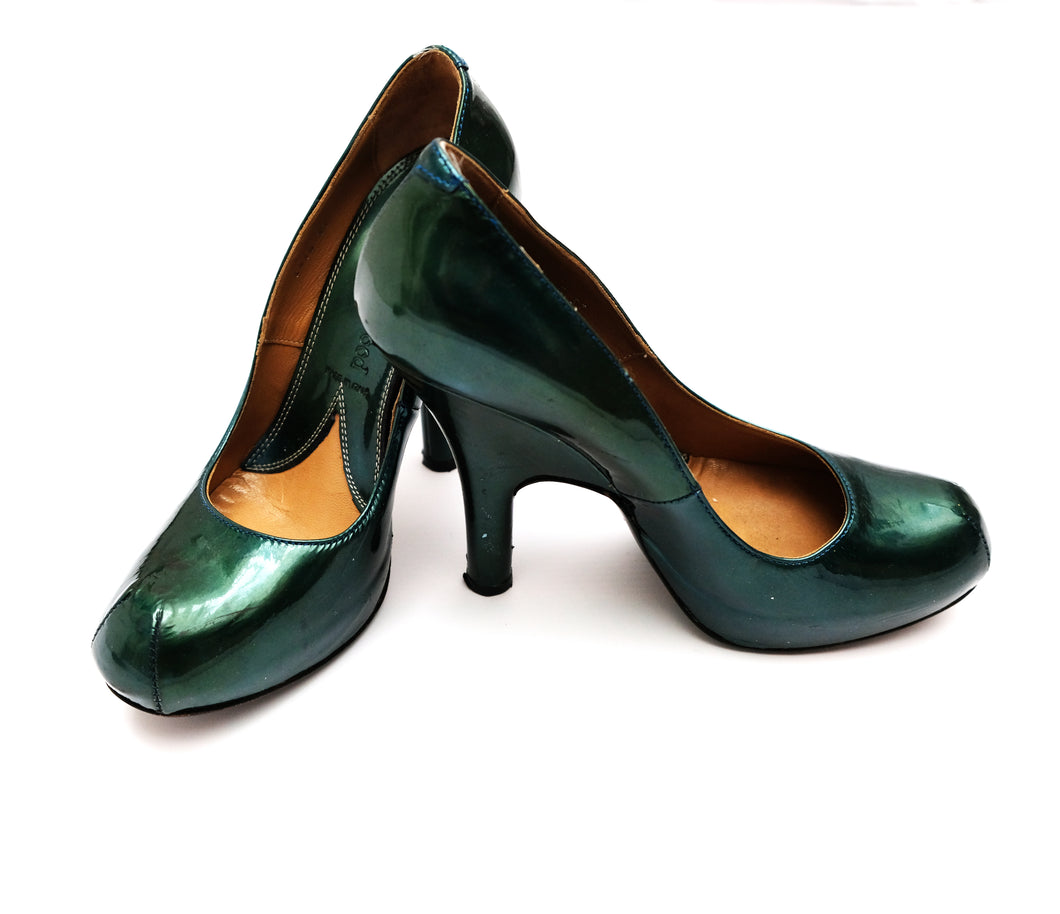 green vivienne westwood shoes