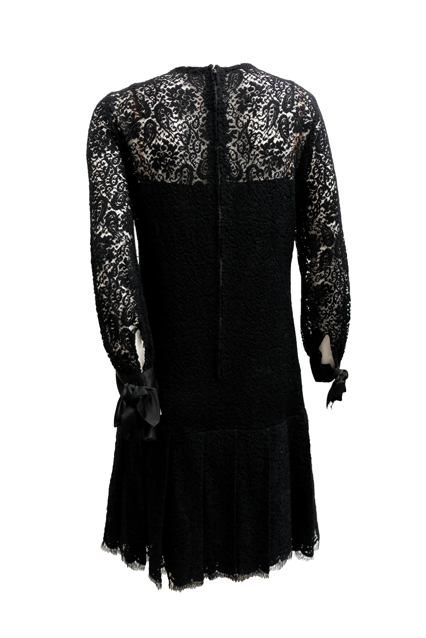 Christian Dior Boutique 1960s Vintage Black Lace Cocktail Dress, UK10 ...