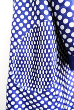 UbU Royal Blue Polka Dot Reversible Raincoat, L