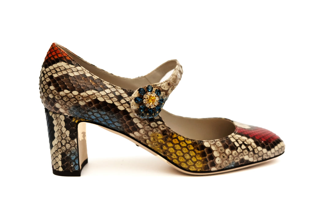 Dolce & Gabbana Python Mary Jane Shoes,  – Menage Modern Vintage