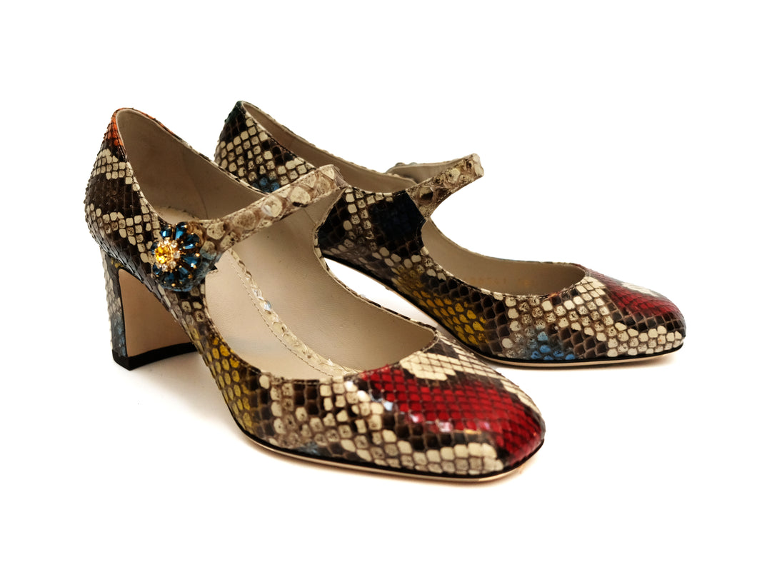 Dolce & Gabbana Python Mary Jane Shoes,  – Menage Modern Vintage