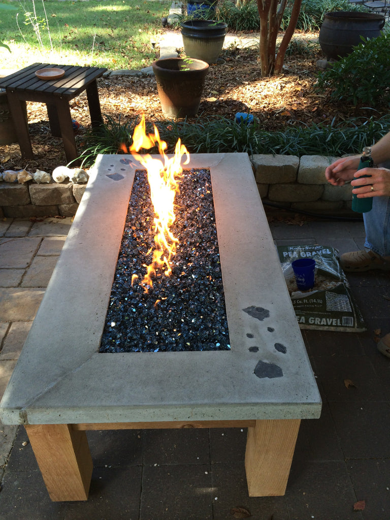 propane fire pit set