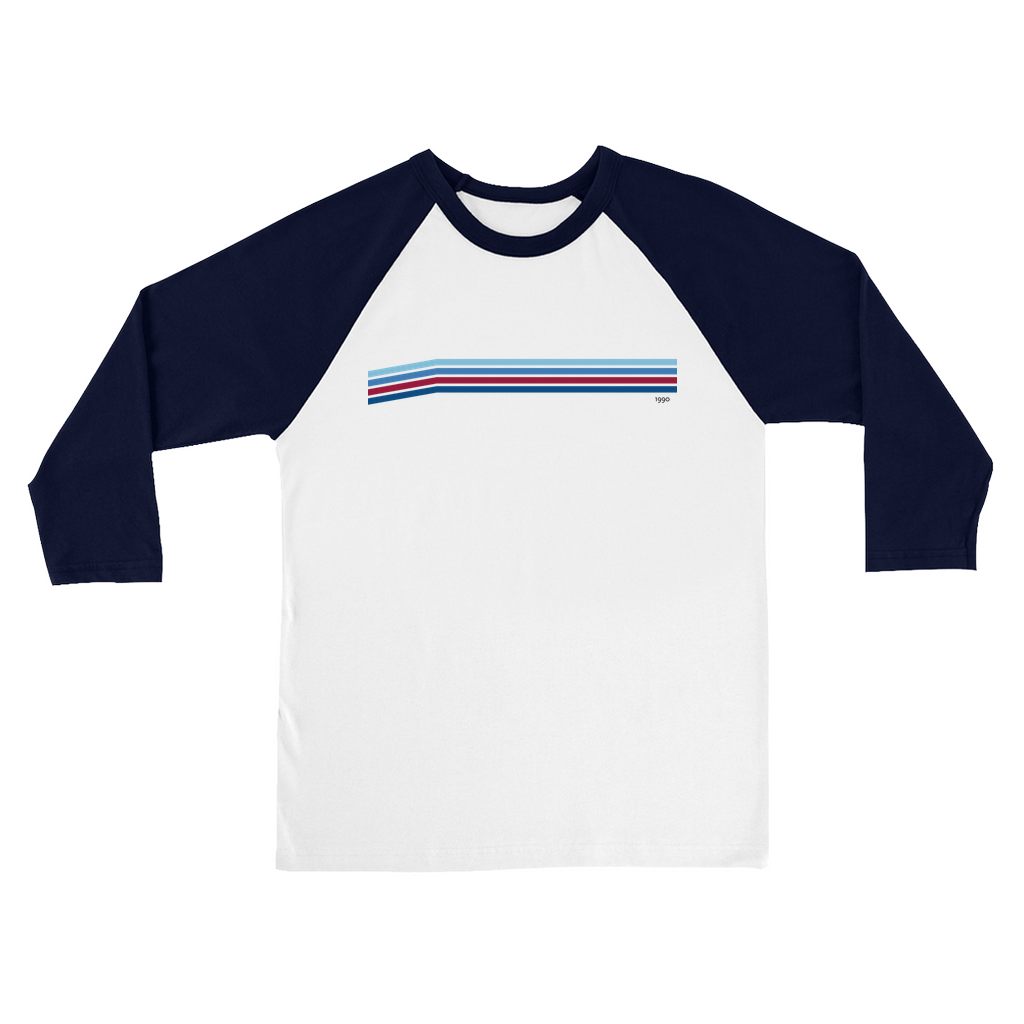 Retro Blue Baseball T-Shirt - Metro