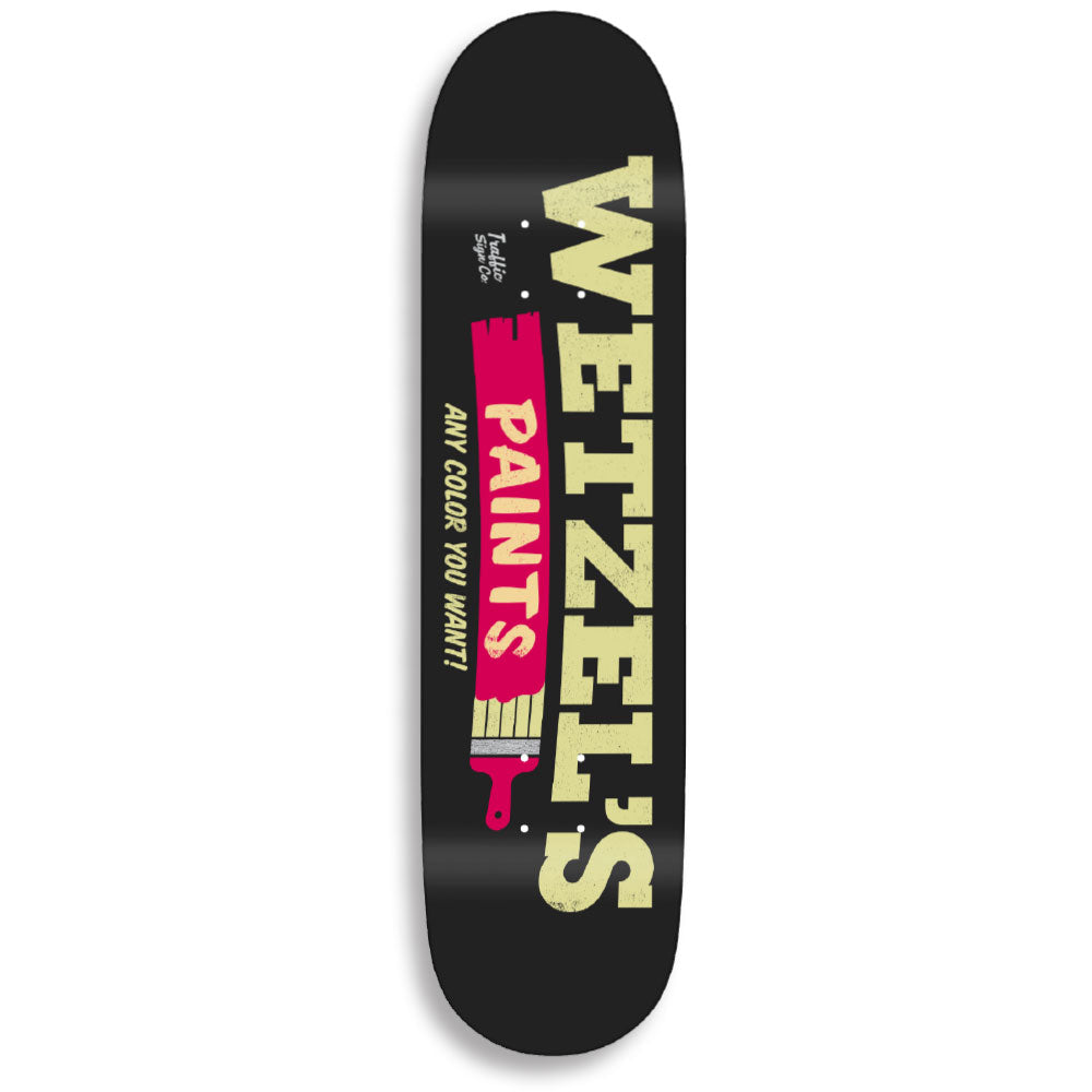 Traffic Skateboards Wetzel's Paints Storefront Series Skateboard Deck